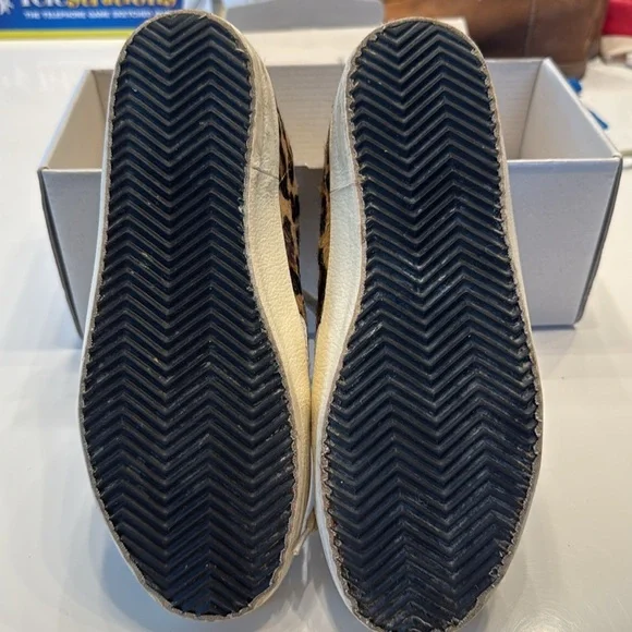 Golden Goose Leopard Print Sneakers with Black Star - Picture 11 of 16